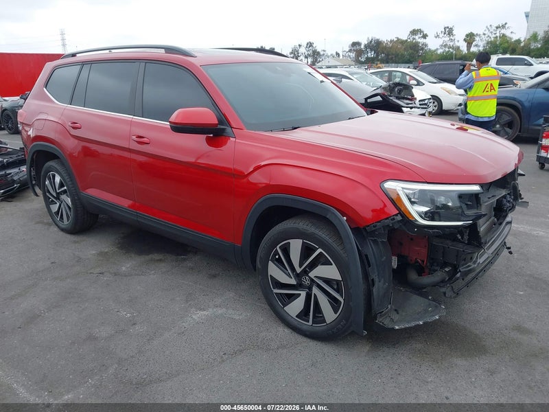 2024 Volkswagen Atlas 2.0t Se W/technology Red vin: 1V2JR2CA8RC540328
