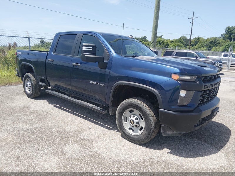 2023 Chevrolet Silverado 2500hd 4wd  Standard Bed Wt Blue vin: 1GC4YLE74PF187297