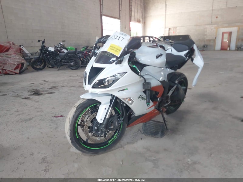 2017 Kawasaki Zx636 E White vin: JKBZXJE16HA025524