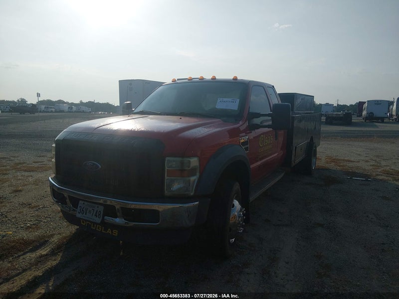 2008 Ford Super Duty F-450 Drw Lariat/xl/xlt Красный vin: 1FDXX46RX8ED32349