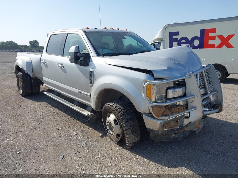 2017 Ford F-350 Lariat Silver vin: 1FT8W3DT2HEF36728
