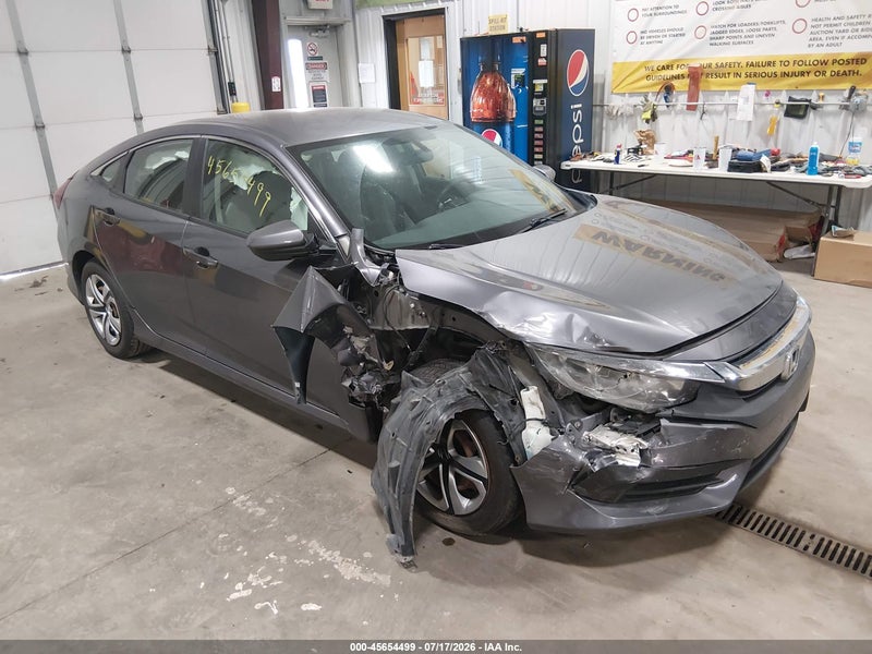 2018 Honda Civic Lx Черный vin: 2HGFC2F57JH504348