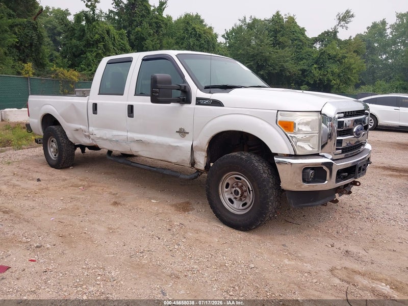 2011 Ford Super Duty F-350 Srw Xl White vin: 1FT8W3BTXBEC80770