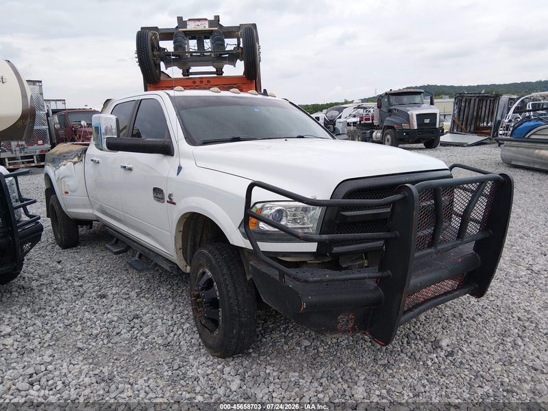 2013 Ram 3500 Laramie Longhorn Белый vin: 3C63RRNL2DG583156