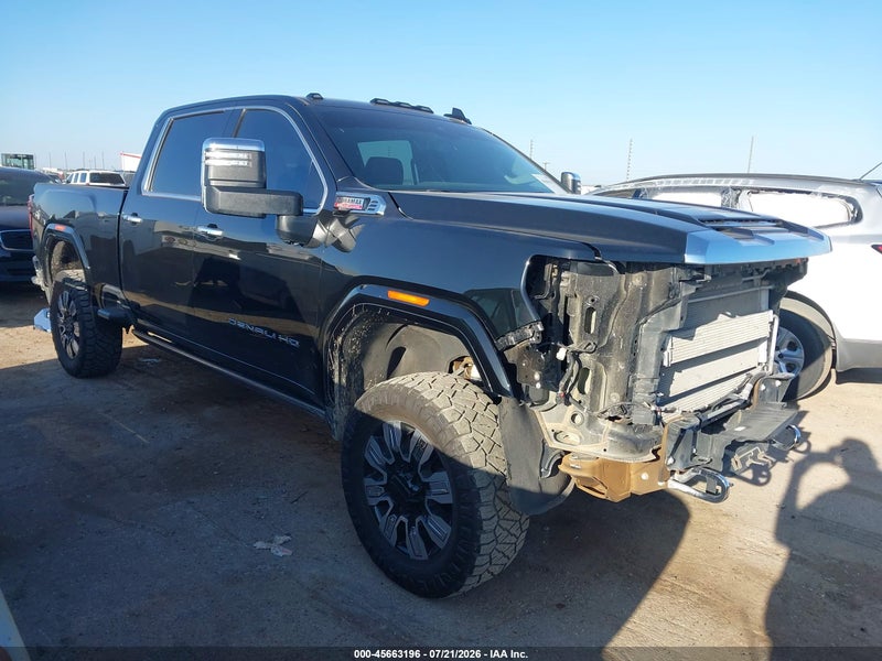2025 Gmc Sierra 2500hd 4wd  Standard Bed Denali Черный vin: 1GT4UREY4SF193651