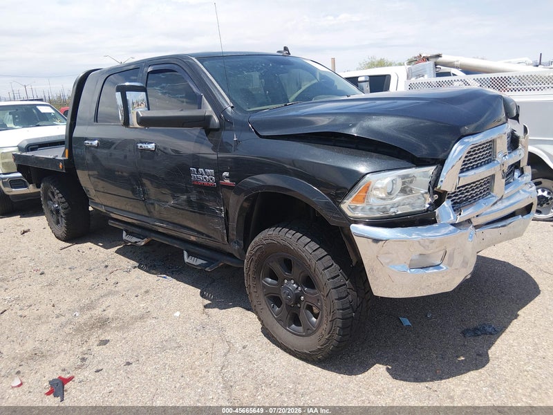 2017 Ram 3500 Laramie  4x4 6'4 Box Black vin: 3C63R3ML5HG577761