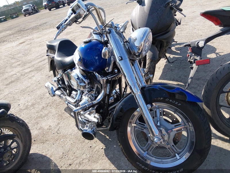 2004 Harley-davidson Flstf   Синий vin: 1HD1BMY144Y053907