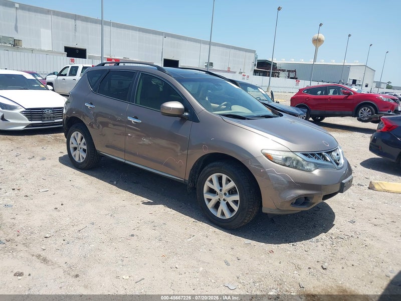 2013 Nissan Murano Sl vin: JN8AZ1MU5DW214146