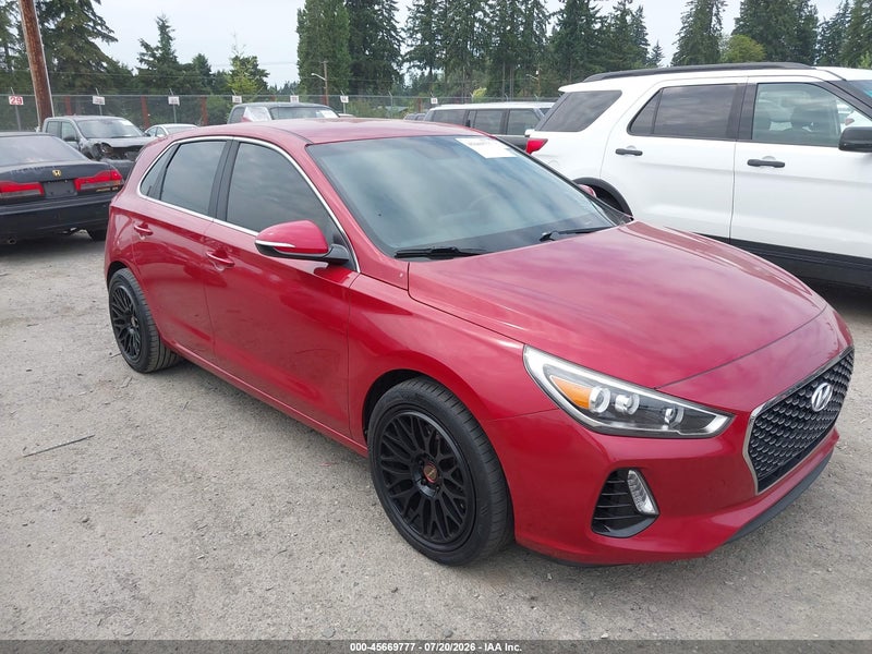2018 Hyundai Elantra Gt Sport vin: KMHH55LC4JU020037