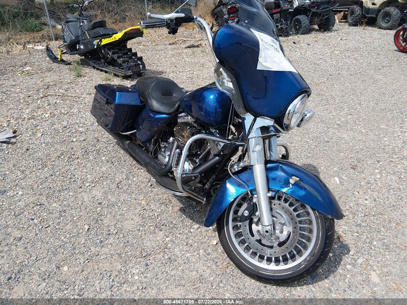 2012 Harley-davidson Flhx Street Glide Синий vin: 1HD1KBM10CB678445
