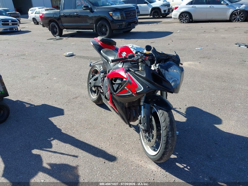 2007 Suzuki Gsx-r600   Black vin: JS1GN7DA872106071