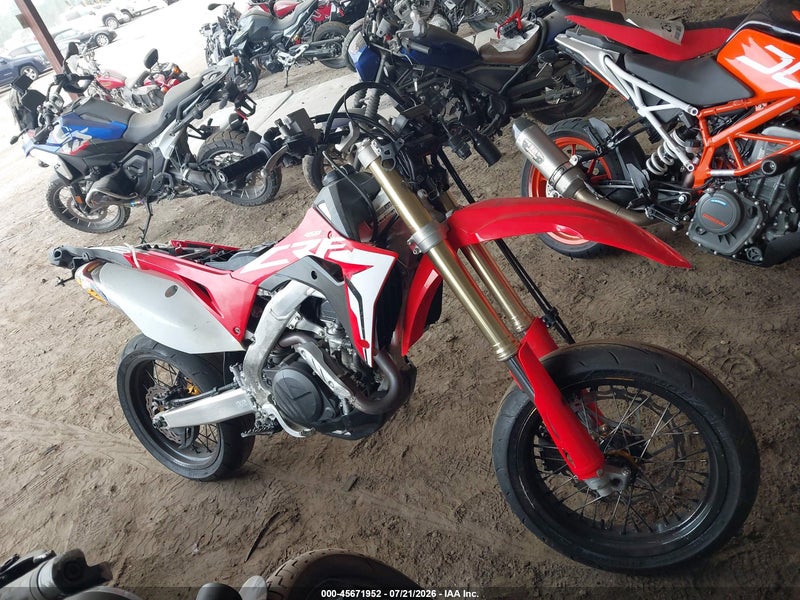 2019 Honda Crf450 L Red vin: JH2PD1118KK002822