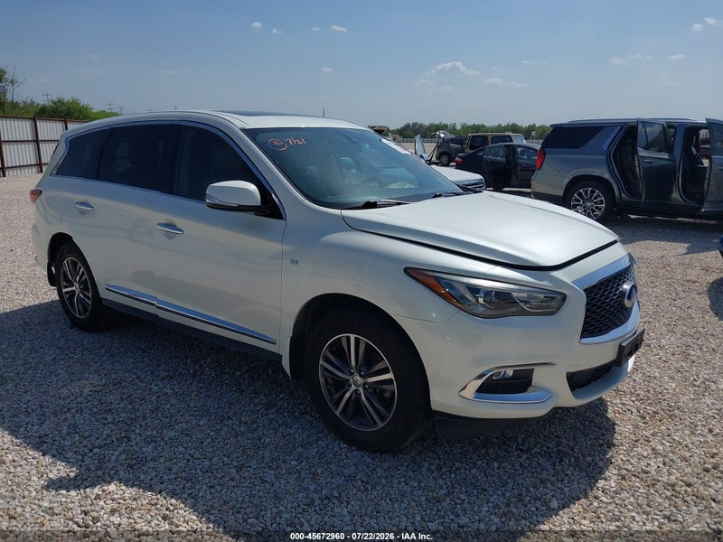 2017 Infiniti Qx60   White vin: 5N1DL0MN3HC554735