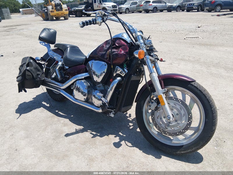 2007 Honda Vtx1300 C Maroon vin: 1HFSC55007A308334