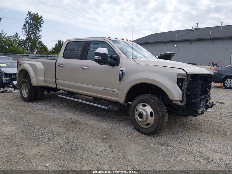 2017 Ford F-350 Lariat Beige vin: 1FT8W3DT2HEF09447