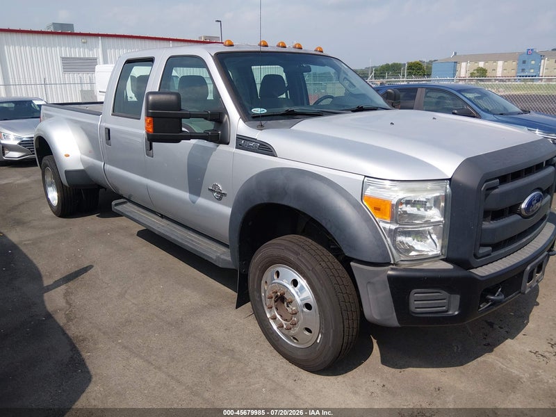 2015 Ford F-450 Xl Silver vin: 1FT8W4DT3FEB33800