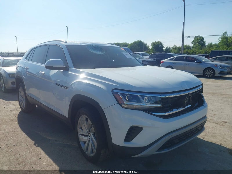 2020 Volkswagen Atlas Cross Sport 3.6l V6 Se W/technology/3.6l V6 Se W/technology R-line White vin: 1V26E2CA3LC211870