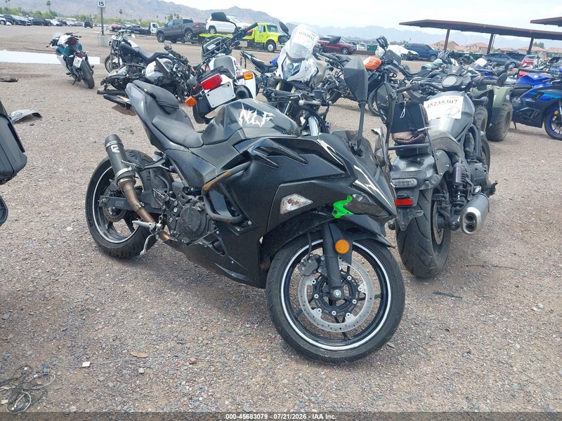 2025 Kawasaki Ex500 H Черный vin: ML5EXGH12SDA50981