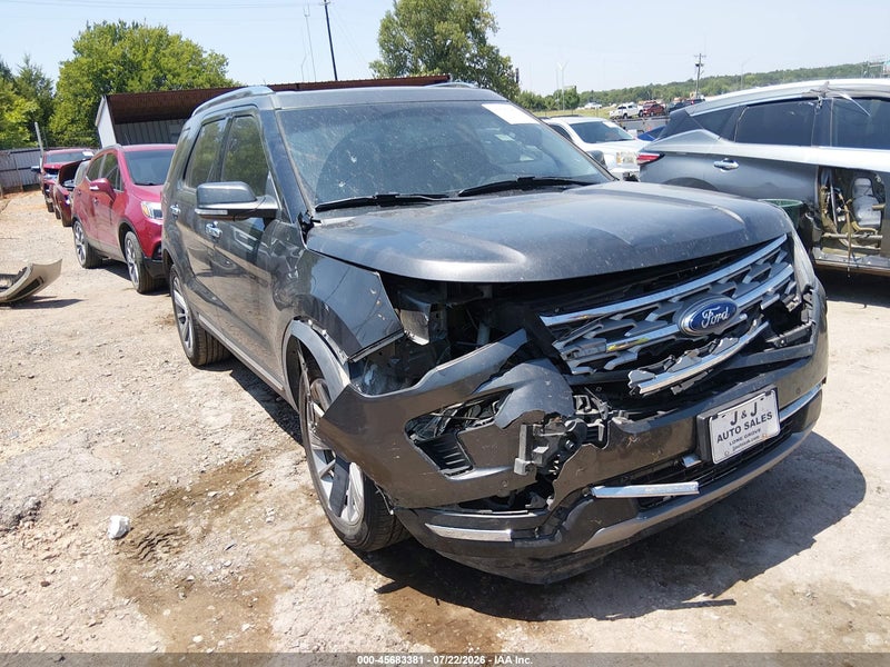 2018 Ford Explorer Limited Gray vin: 1FM5K7F84JGB57864