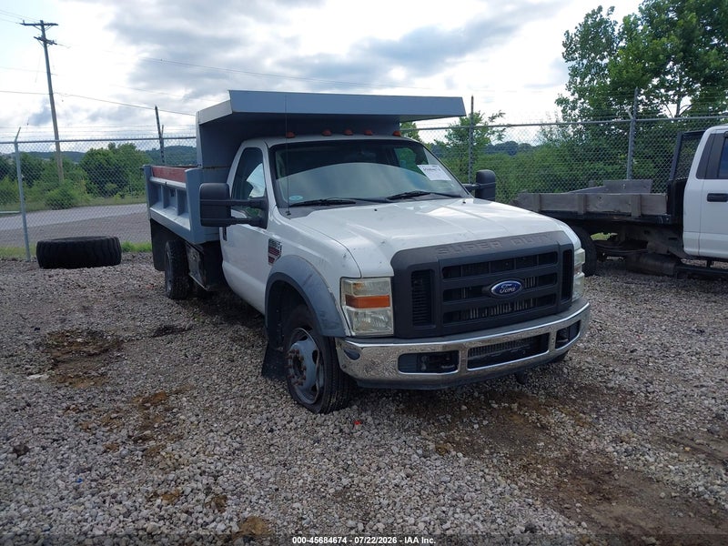 2008 Ford Super Duty F-550 Drw Xl/xlt White vin: 1FDAF57R28EB68558