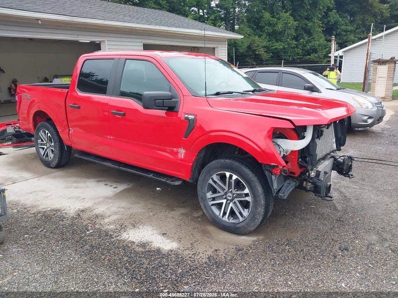 2022 Ford F-150 Xl Red vin: 1FTEW1EP1NKD35764