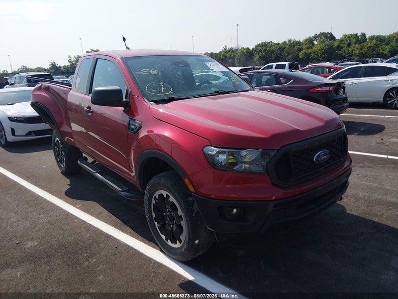 2021 Ford Ranger Xl Red vin: 1FTER1FH6MLD18613