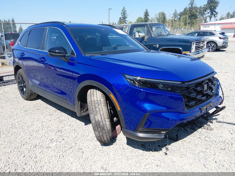 2024 Honda Cr-v Hybrid Sport-l Blue vin: 7FARS6H83RE056029