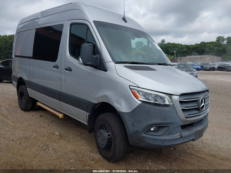 2020 Mercedes-benz Sprinter 3500xd Standard Roof V6 Gray vin: W1W8EB6Y6LT031516