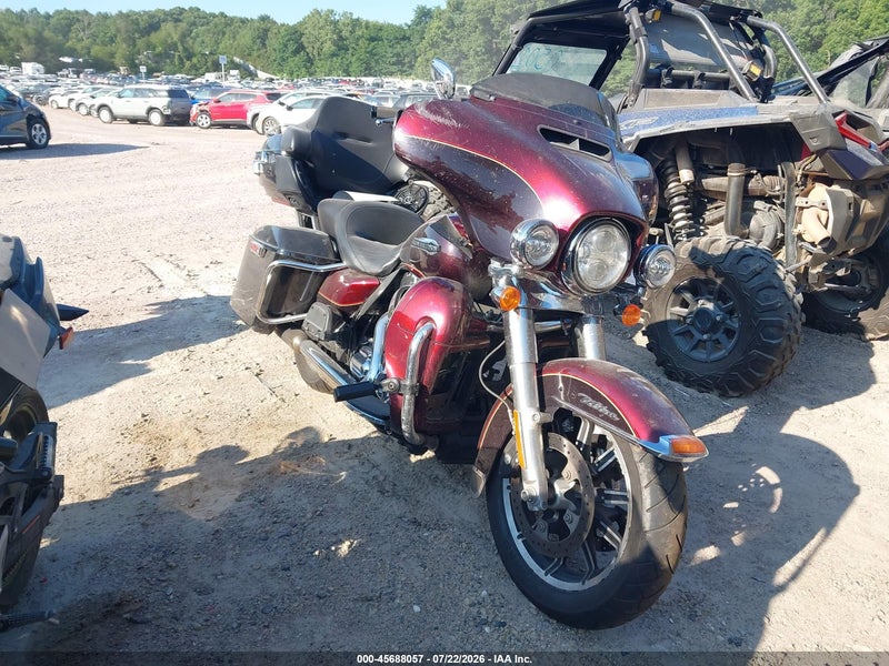 2015 Harley-davidson Flhtcu Ultra Classic Electra Gld Burgundy vin: 1HD1FCM13FB673691