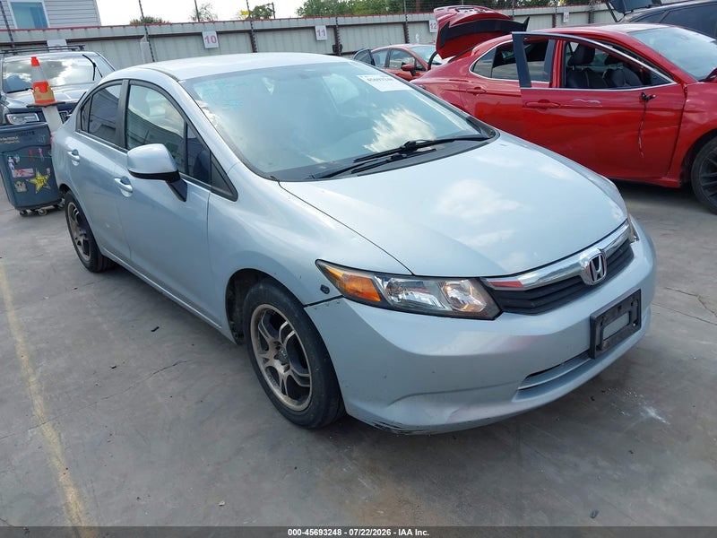 2012 Honda Civic Lx Light Blue vin: 19XFB2F59CE330637