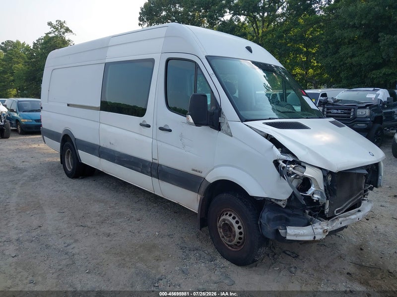 2015 Mercedes-benz Sprinter 3500 High  Roof White vin: WD3PF4CC1FP120930