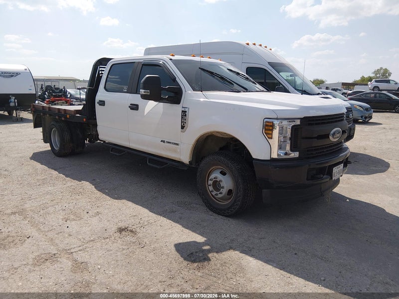2019 Ford F-350 Chassis Xl White vin: 1FD8W3HT3KEE23660