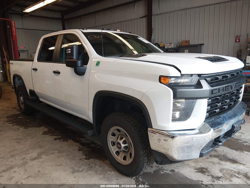 2023 Chevrolet Silverado 3500hd 4wd  Standard Bed Wt White vin: 1GC4YSEY9PF155903