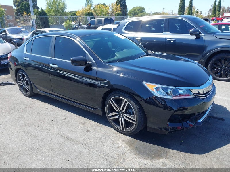 2016 Honda Accord Sport Black vin: 1HGCR2F56GA113166