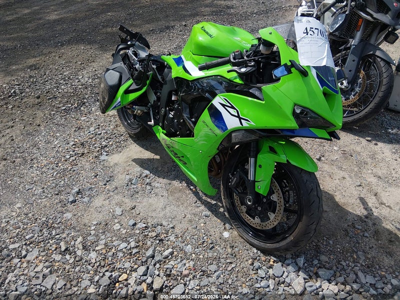 2026 Kawasaki Zx636 K Green vin: JKBZXJK14TA014308