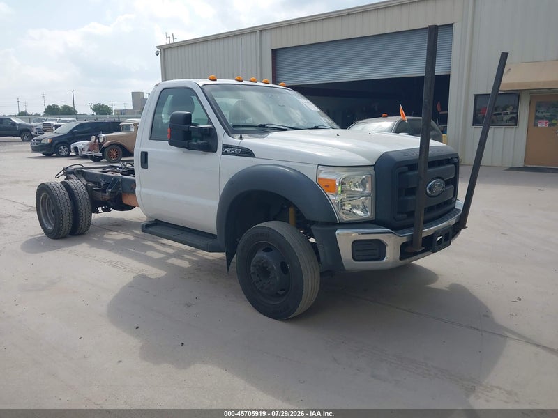 2016 Ford F-550 Chassis Xl White vin: 1FDUF5GY9GEB16668