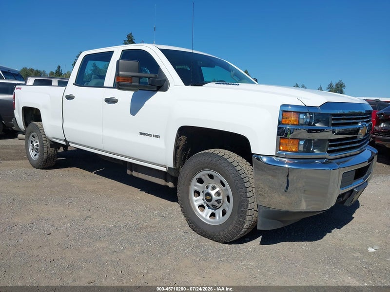 2016 Chevrolet Silverado 3500hd Work Truck White vin: 1GC4KYC82GF250567