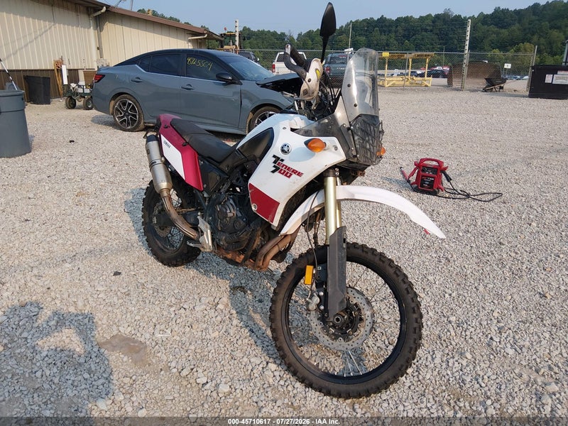 2021 Yamaha Xtz690   White vin: JYADM10E7MA002962