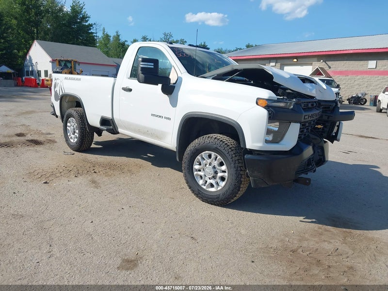 2020 Chevrolet Silverado 2500hd 4wd  Long Bed Wt Белый vin: 1GC3YLE70LF253656