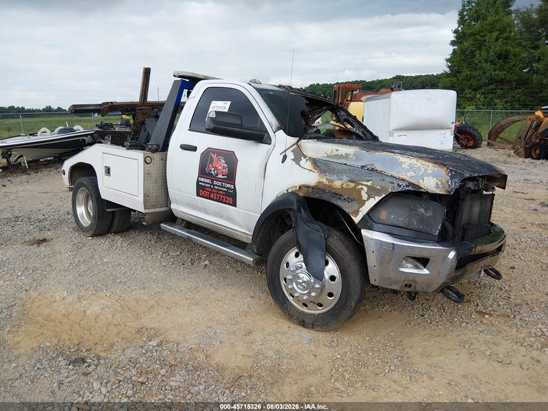2014 Ram 4500 Chassis Tradesman/slt White vin: 3C7WRKAL6EG212573