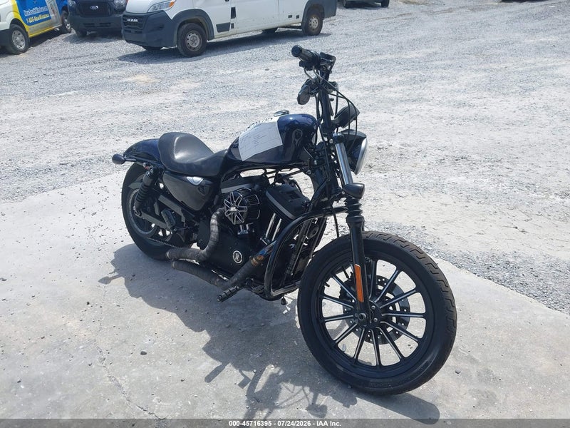 2012 Harley-davidson Xl883 Iron 883 Blue vin: 1HD4LE211CC423683
