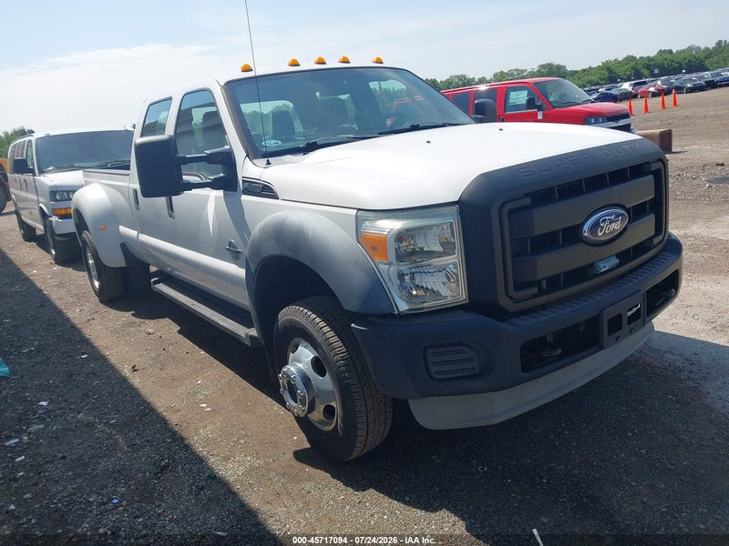 2011 Ford F-450 Xl White vin: 1FT8W4DT0BEA80595