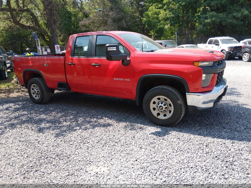 2020 Chevrolet Silverado 3500hd 4wd  Long Bed Wt Red vin: 1GC5YSE75LF295274