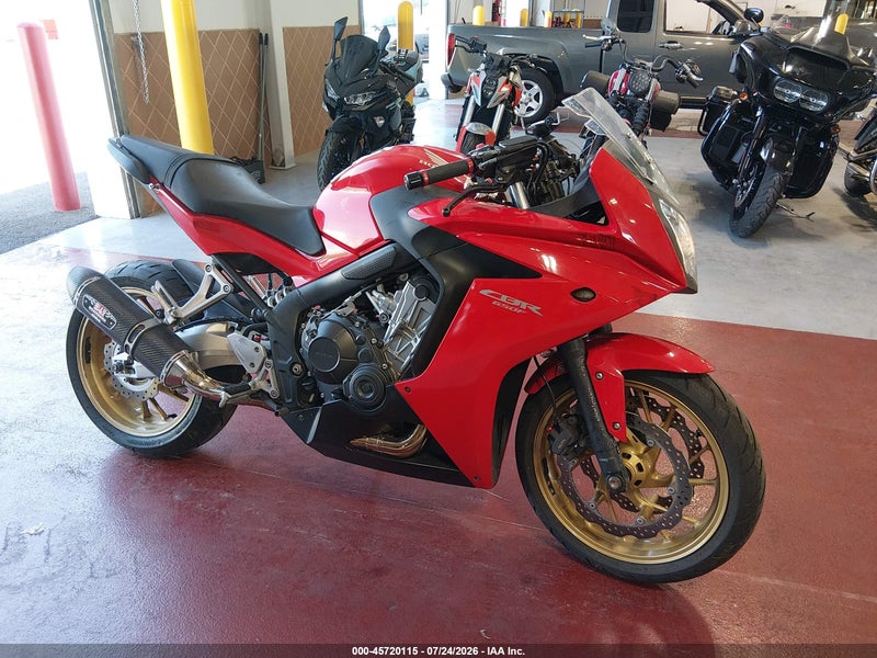 2014 Honda Cbr650 F Красный vin: MLHRC7411E5000073