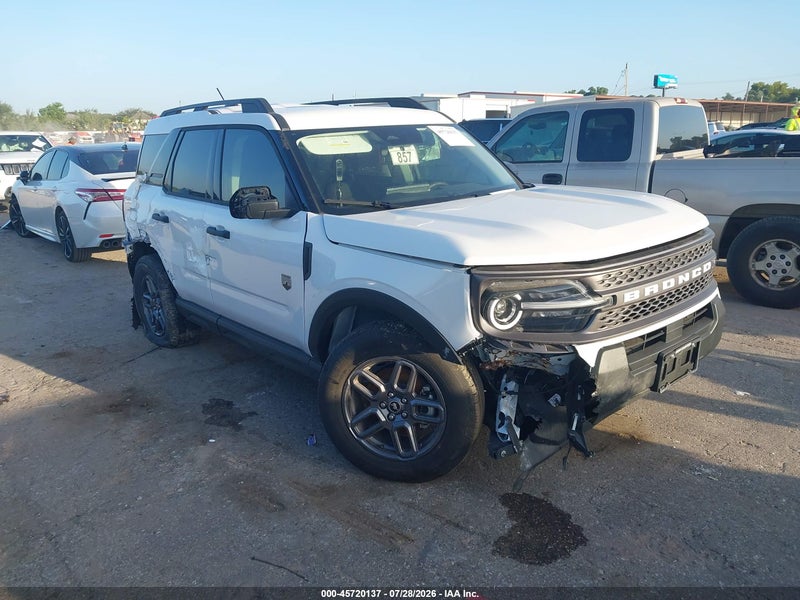 2025 Ford Bronco Sport Big Bend Белый vin: 3FMCR9BN7SRF56045