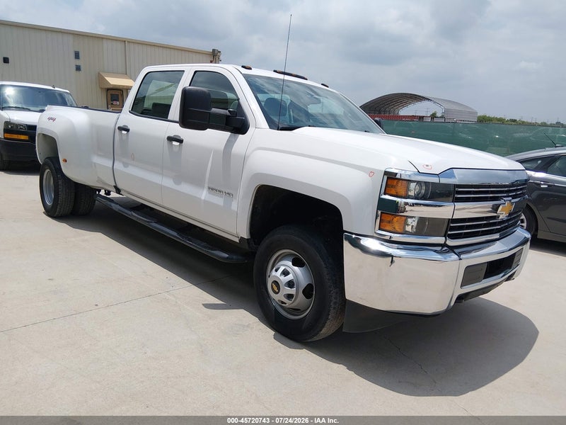 2017 Chevrolet Silverado 3500hd Work Truck White vin: 1GC4KYCG8HF185961