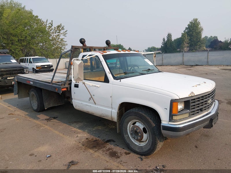 1991 Chevrolet Gmt-400 C3500 White vin: 1GBJC34N8ME134903
