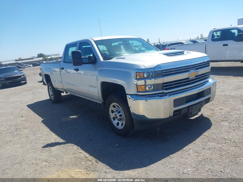 2018 Chevrolet Silverado 3500hd Wt Silver vin: 1GC4KYCY2JF257428