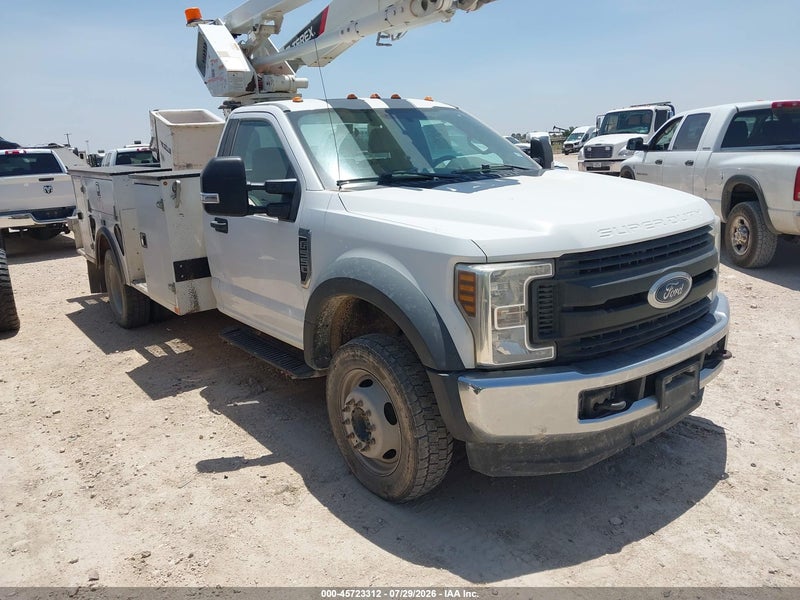 2018 Ford F-550 Chassis Xl White vin: 1FDUF5HY6JDA03028