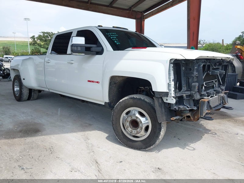 2015 Chevrolet Silverado 3500hd Wt White vin: 1GC4CYC81FF125359
